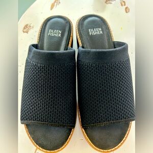 Brand new Eileen Fisher slides size 6